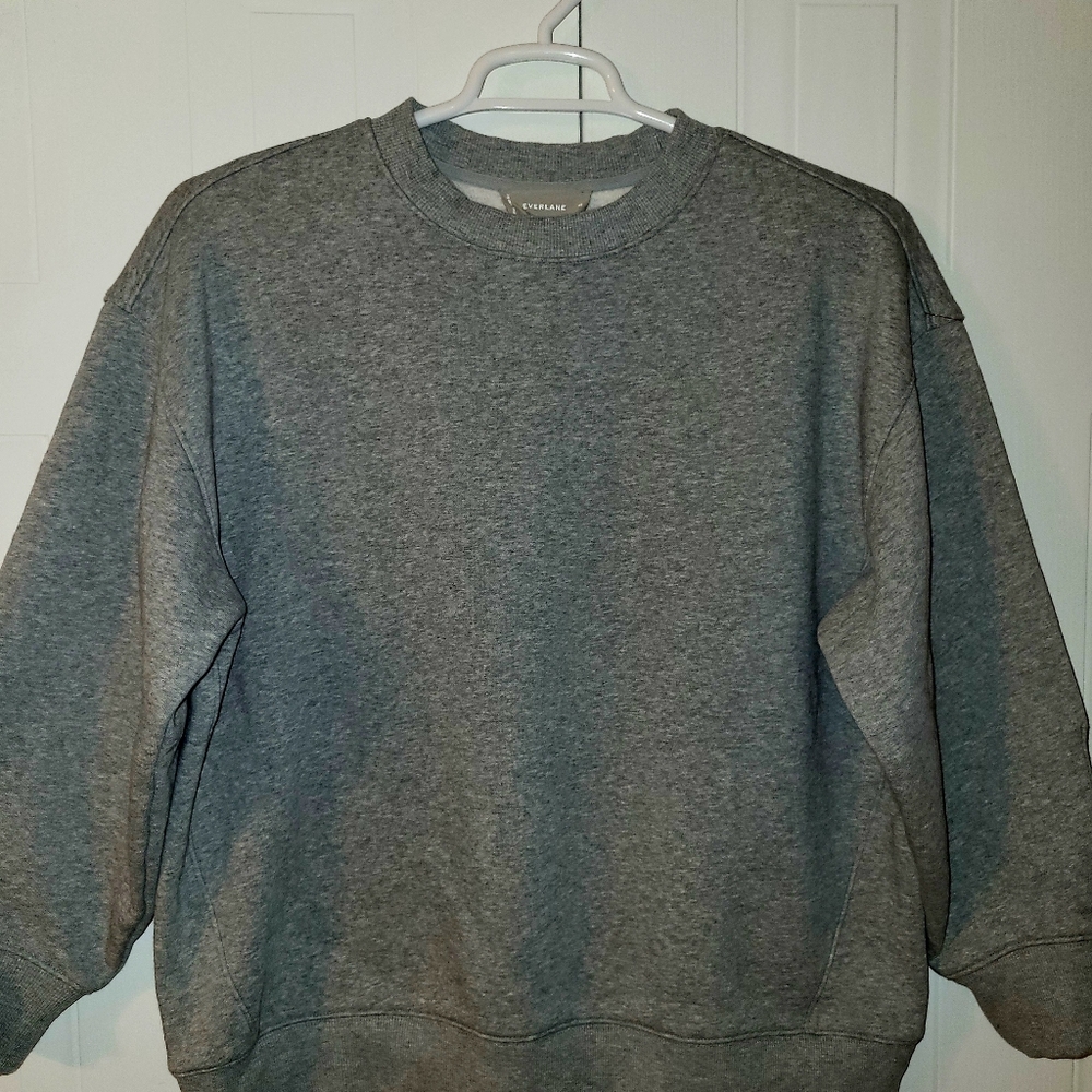 Everlane Gray,Basic Sweatshirt,Made With Recycled… - image 4